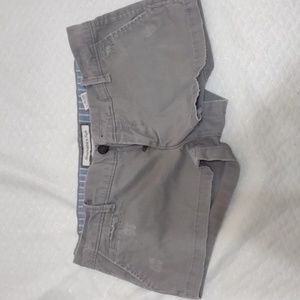 A&F grey shorts